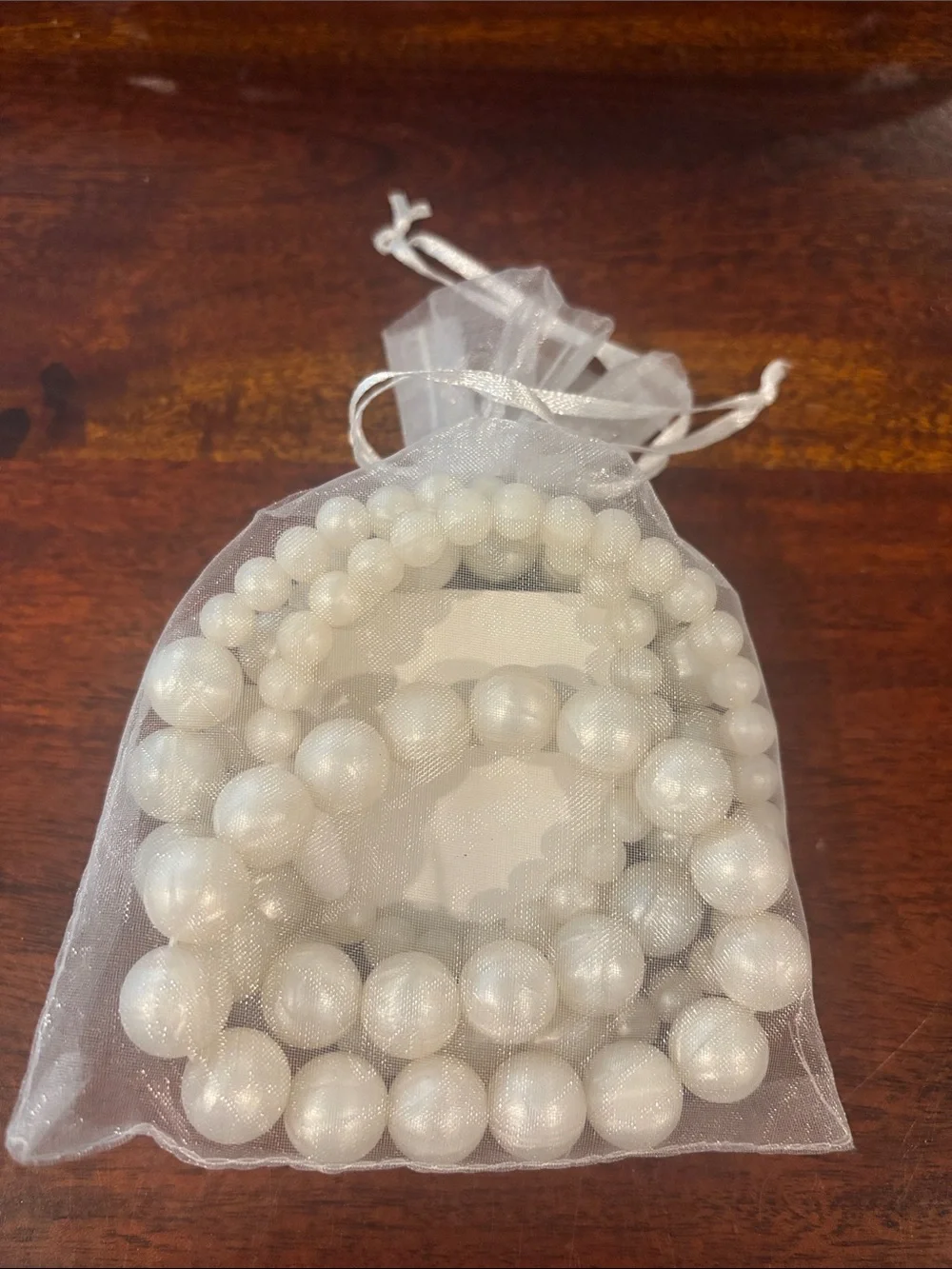 Beabies Pearl White Silicone Teething Necklace & Bracelet Set for Kids